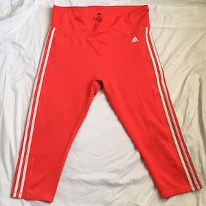 Red Adidas Leggings